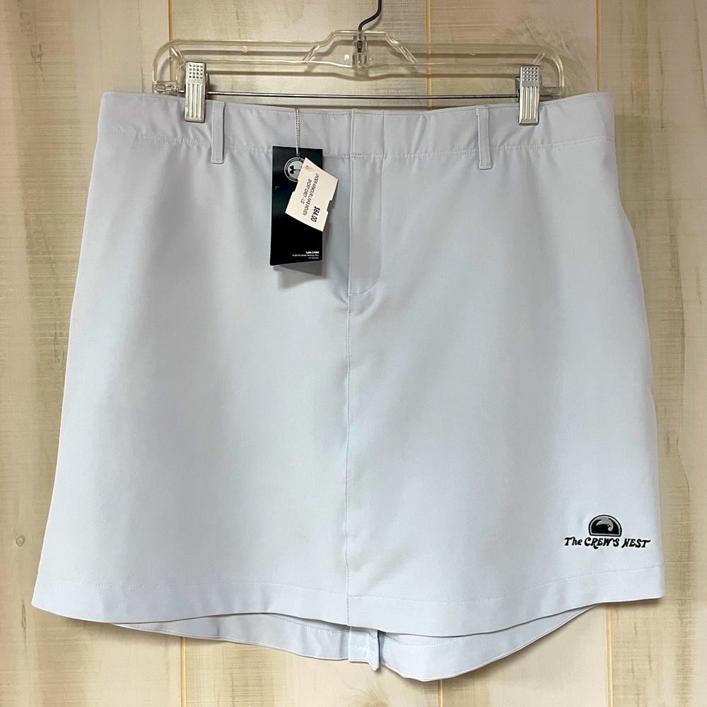 NWT Under Armour Links Woven Golf Skort Sz L